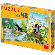 Puzzle Krtek 2x48 dílků