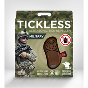 TICKLESS MILITARY ultrazvukový odpuzovač klíšťat - hnědý