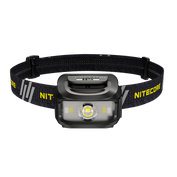 NITECORE NU35 čelovka, Duální napájení (USB nebo 3xAAA), CREE XP-G3 S3, 460lm, černá