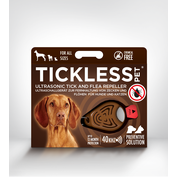 TICKLESS PET ultrazvukový odpuzovač klíšťat - hnědý